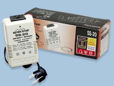 Seven Star 200W Watt Compact Step Up Down Voltage Converter SS-20