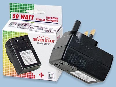 Sevenstar 50 Watt UK Voltage Converter SS-215 50W Converter For Use in UK