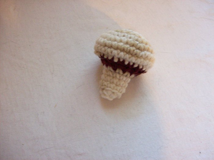 Crochet Mushroom Pin Cushion
