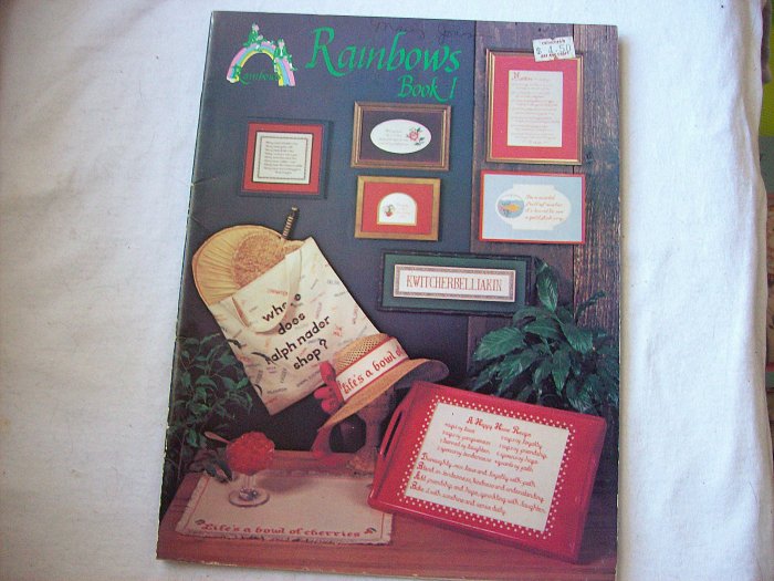 Cross Stitch Pattern Booklet Rainbow's End! Dated 1978