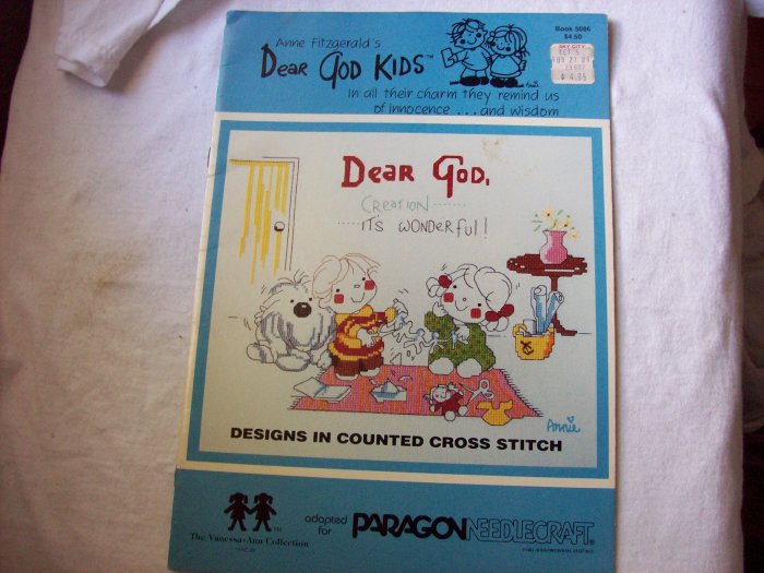Designs in Counted Cross Stitch Dear God Kids