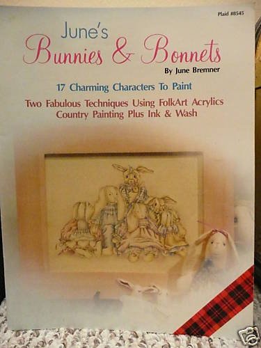 June's Bunnies & Bonnets Painting Craft Pattern Book