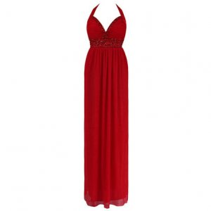  Dress on Halterneck Grecian Long Summer Maxi Evening Prom Dress Uk 8 10  Us 4 6