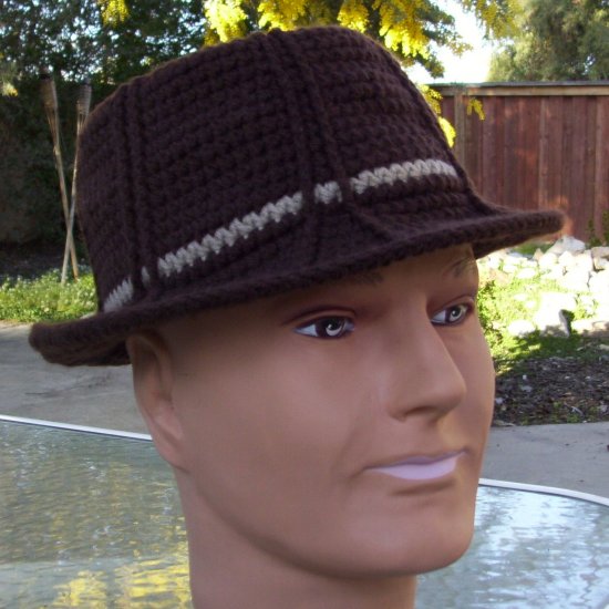 Crocheted Fedora