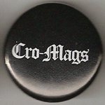 Cro Mags logo white on black A02