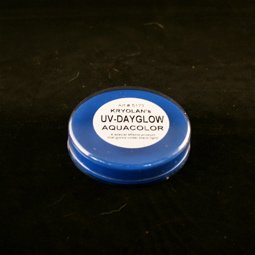 Kryolan UV Dayglo Cakes - Face Body Paint - Makeup - Blue