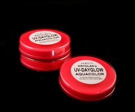 Kryolan UV Dayglo Cakes - Face Body Paint - Makeup - Red