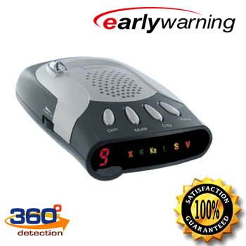 Early Warning Voice Alerts Laser & Radar Detector Fuzz Buster
