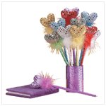 #33126 Sequined Heart Pens