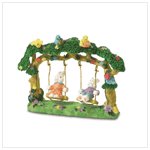 #37783 Swinging Rabits Figurine