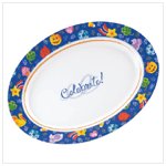 #37793 Celebrate! Oval Serving Platter