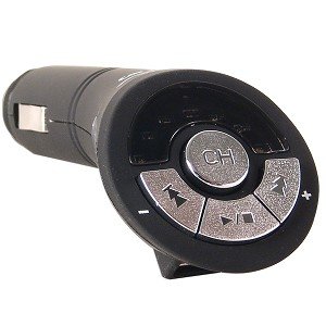512MB Accutire Load-N-Go USB/MP3 Player and wireless In Car FM Transmitter (Black)
