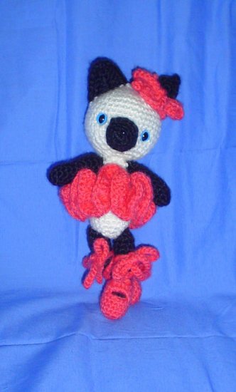 Ballerina Siamese Kitty Cat Amigurumi Japanese Anime Doll