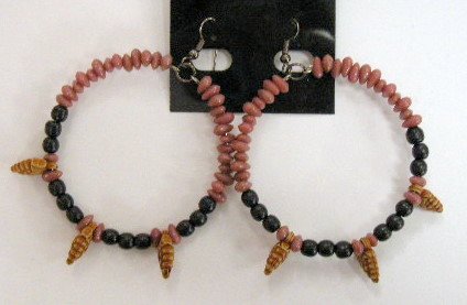 Beaded hoop tribal style
