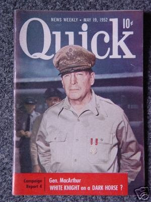 QUICK NEWS WEEKLY-May 19, 1952- GENERAL MACARTHUR Cover