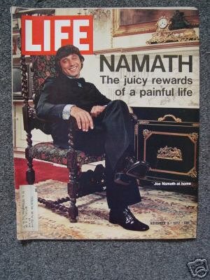 LIFE MAGAZINE - Nov. 3, 1972 - JOE NAMATH Cover