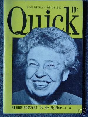 QUICK NEWS WEEKLY-Jan. 30 1950-ELEANOR ROOSEVELT Cover