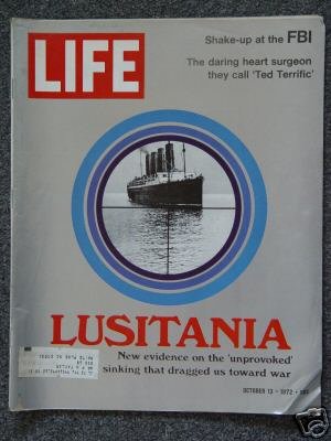 LIFE MAGAZINE- Oct 13, 1972 - THE LUSITANIA