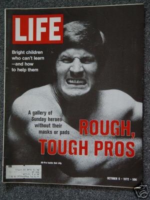LIFE MAGAZINE- Oct 6, 1972 - BOB LILY - PRO FOOTBALL