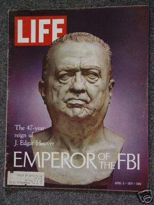 LIFE MAGAZINE- Apr 9, 1971- J. EDGAR HOOVER OF THE FBI