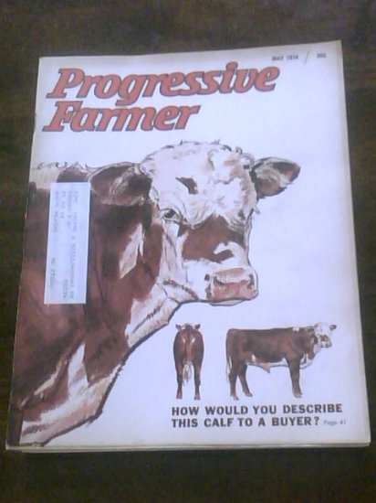 PROGRESSIVE FARMER MAGAZINE- May 1974 - NC Edition