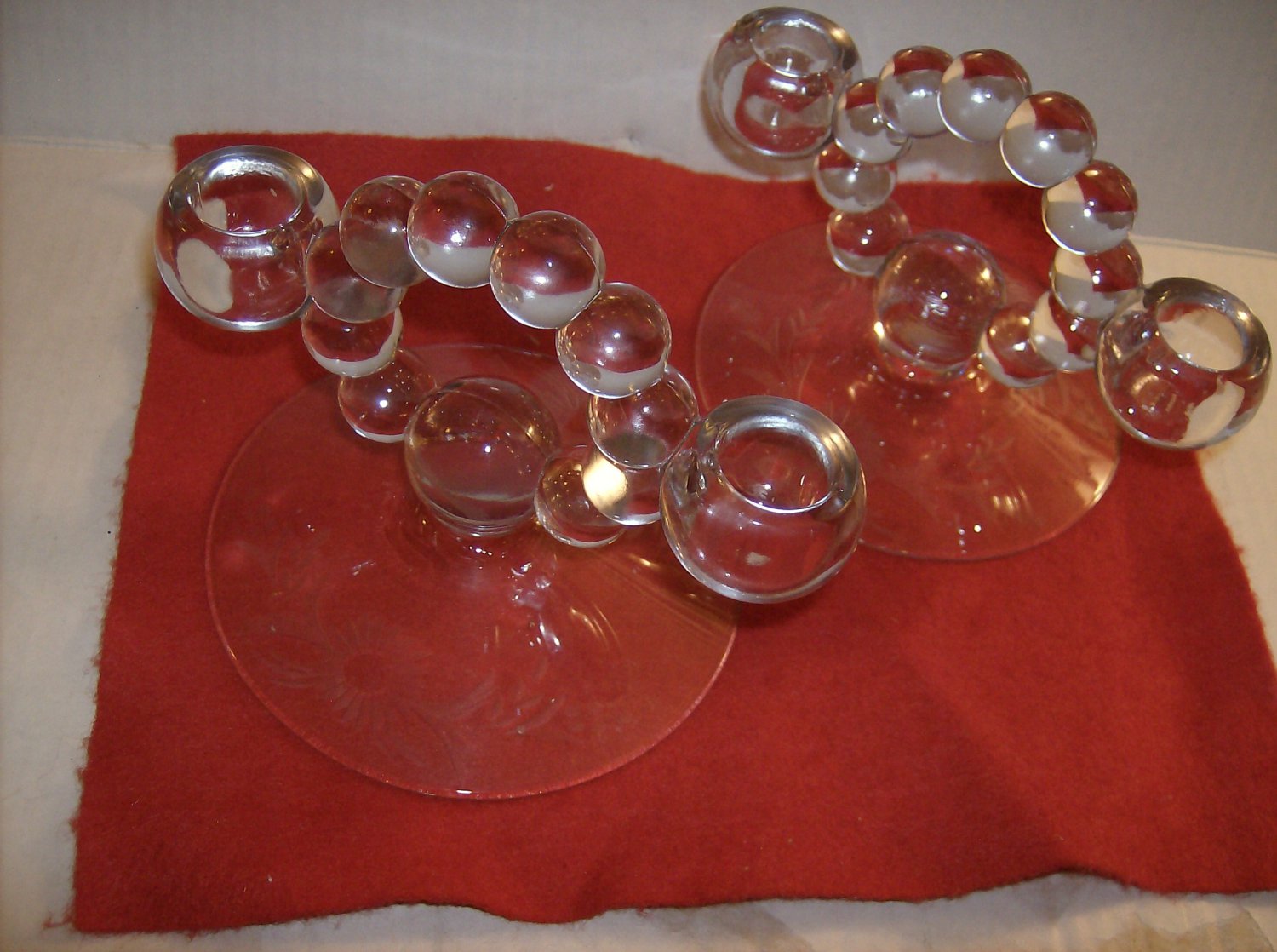 glass candle holders(pr)