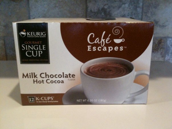 KEURIG Cafe Escapes Milk Chocolate Hot Cocoa 12 K-CUPS
