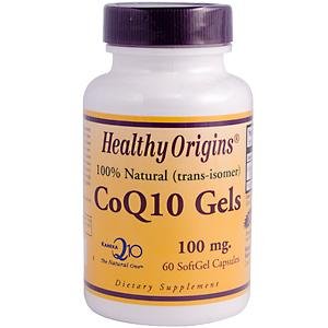 Healthy Origins, CoQ10 Gels, 100 mg, 60 Softgels