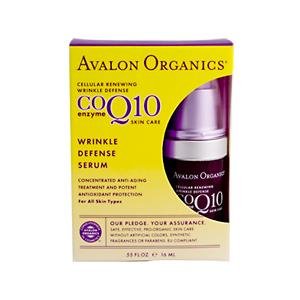 Avalon Organics, CoQ10 Enzyme Wrinkle Defense Serum, .55 fl oz (16 ml)