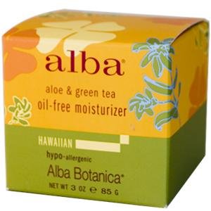 Alba Botanica, Aloe & Green Tea Oil-Free Moisturizer, 3 oz (85 g)