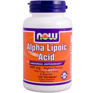 Now Foods, Alpha Lipoic Acid, 600 mg, 120 Vcaps