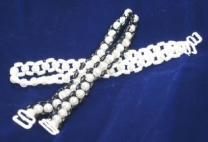 beaded bra- straps