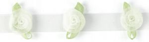Ivory rosed bra-strap