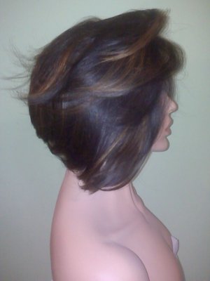 Synthetic Layered Asymmetrical Bob - Full Lace!!!!