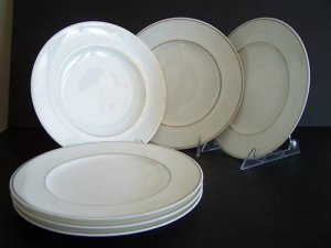 WATERFORD China Marc Jacobs Jean Accent Plates S/6 New