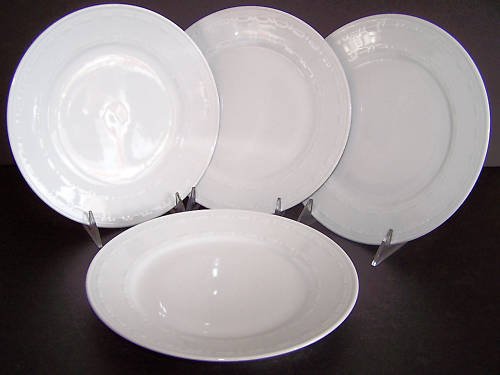 WATERFORD Grafton Street College Green Dinner Set/4 New