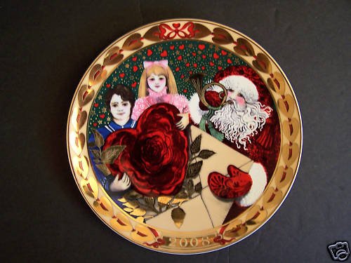 Royal Copenhagen Christmas Cards Plate 2008 New