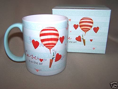 LANG Ceramic Mug Love Is In The Air by Dan DiPaolo NIB