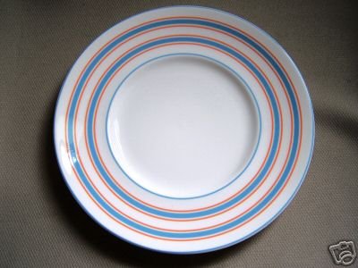 LENOX Cays Stripe Blue Dessert Plate Kate Spade New