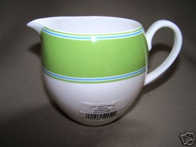 LENOX Cays Stripe Green Creamer Kate Spade Design New
