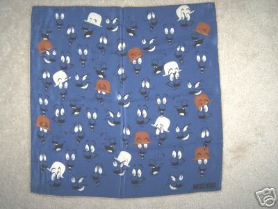 MOSCHINO Silk Scarf Dark Blue Italy New with Tag