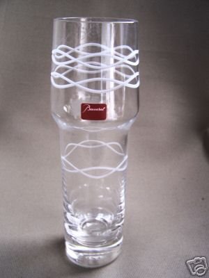 Baccarat Crystal Bluebell Sea Bud Vase France NIB
