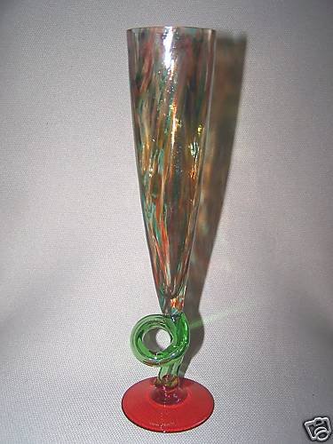 CARLO MORETTI Annual Flute 1997 Multicolored Signed New