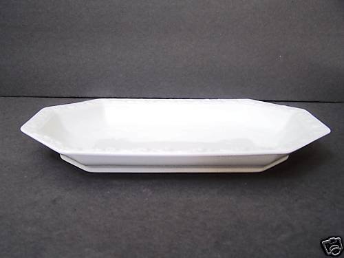 ROSENTHAL Maria White Oval Serving Platter 11" x 7" New