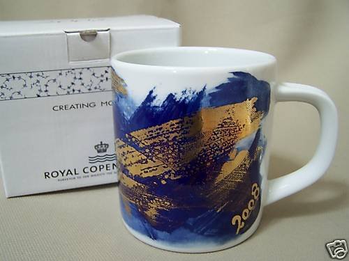 ROYAL COPENHAGEN Annual Collectible Large Mug 2008 New
