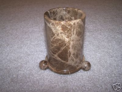 LABRAZEL Tumbler Brown Marble Jamie Drake Design