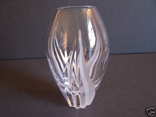 FABERGE Crystal Catherine's Palace Petit Vase 9" New
