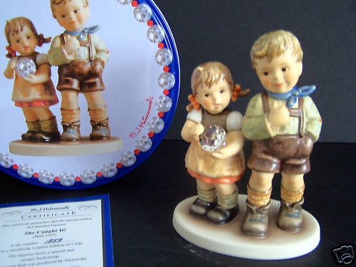 HUMMEL Goebel She Caught It! Figurine HUM 2265 NIB