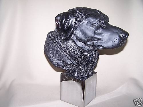 DAUM Crystal Gaspard Labrador Black Dandy Collection Signed NIB