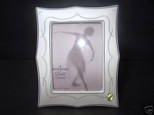 WATERFORD Ballet Presage Picture Frame 5" x 7" New